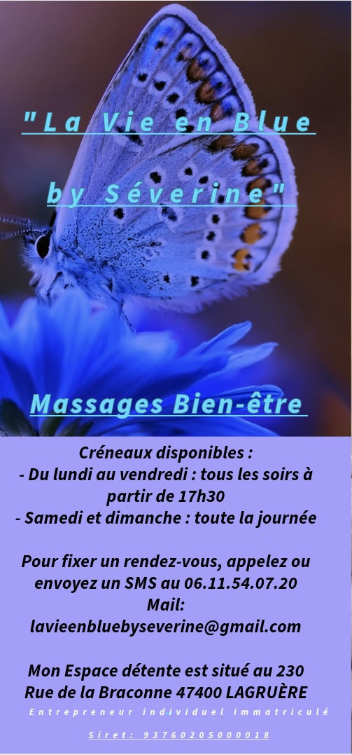 La vie en Blue by Séverine massages bien-être · Photos 10